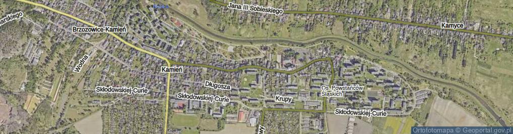 Zdjęcie satelitarne Nankera, bp. ul.